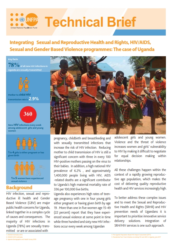 UNFPA Uganda Integrating Sexual and Reproductive Health and